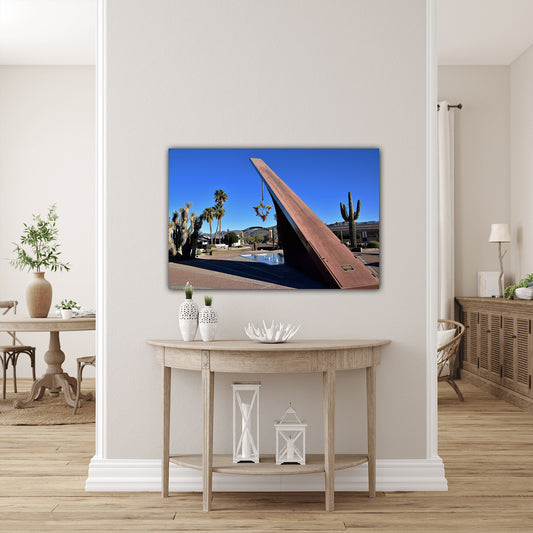 Carefree Sundial Canvas Print Home decor by Jacqueline MB Designs