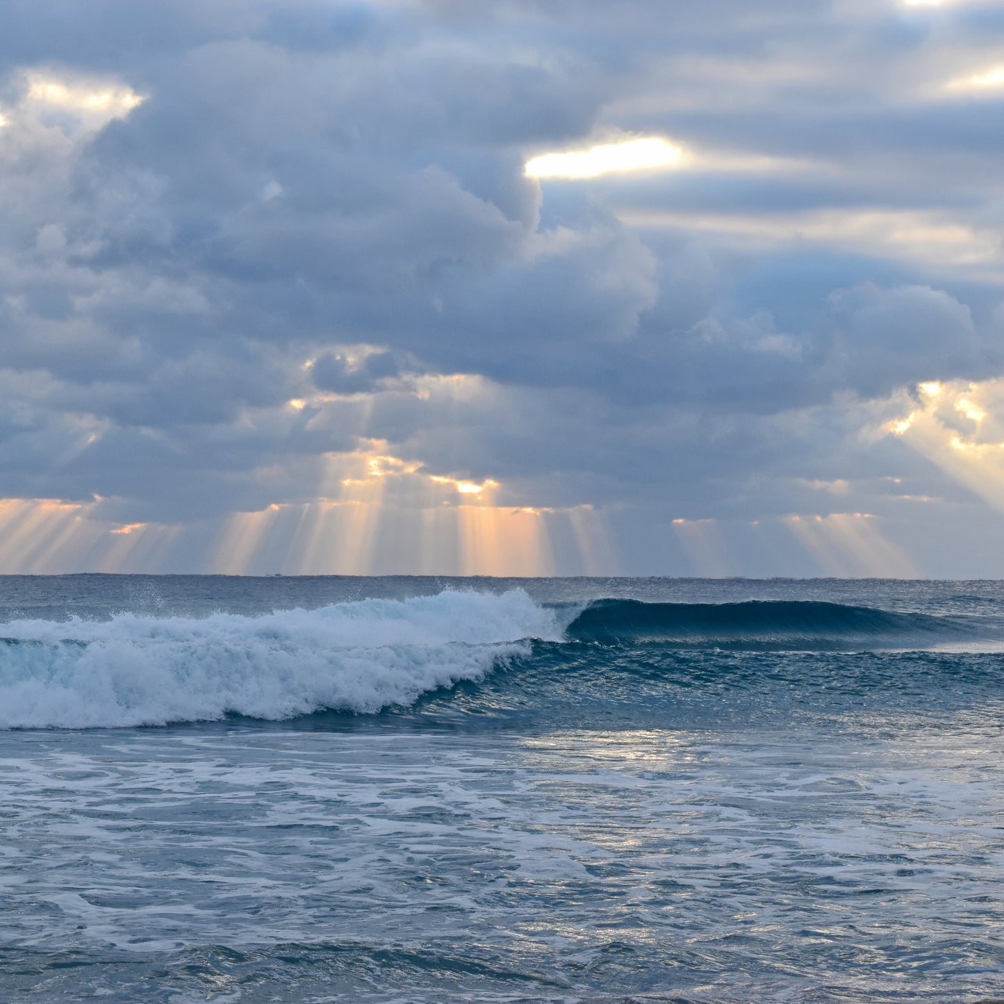 4x4 Clouds Rays waves print by Jacqueline MB designs 