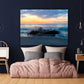 splash of sunrise canvas print bedroom wallart decor by Jacqueline mb designs 