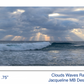 18x12 with a .75" Border Rag Photo Print of Clouds Waves Rays by Jacqueline MB Designs