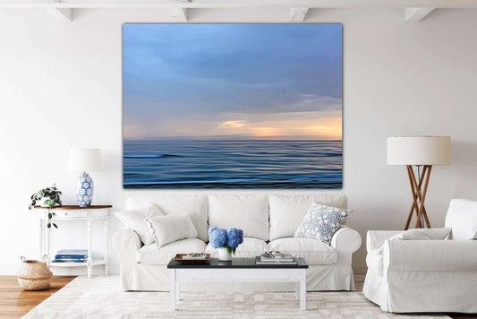 Blues of the Sea and Sky DA - Classic Canvas Print