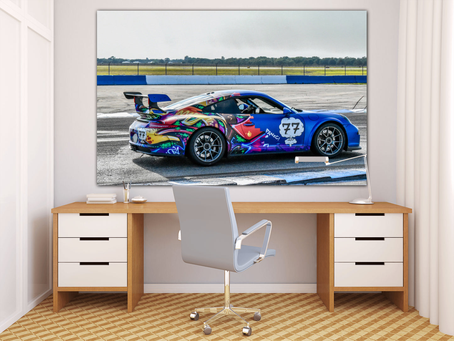 Porsche Panic 77 Sebring - Classic Canvas Print
