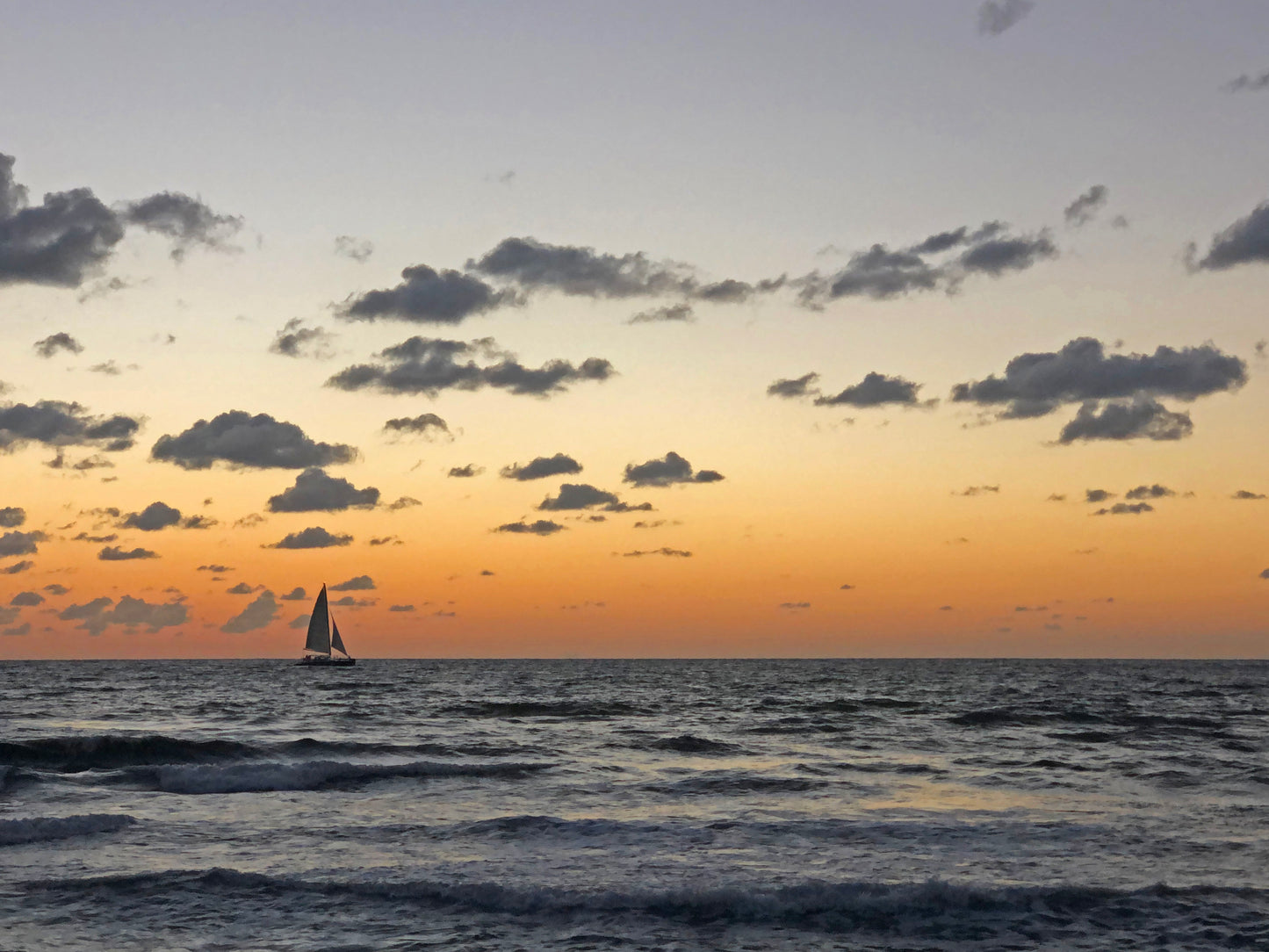 Sunset Sail - Classic Canvas Print