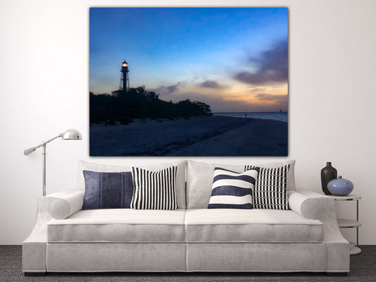 sanibel lighthouse acrylic print home decor by jacqueline mb designs