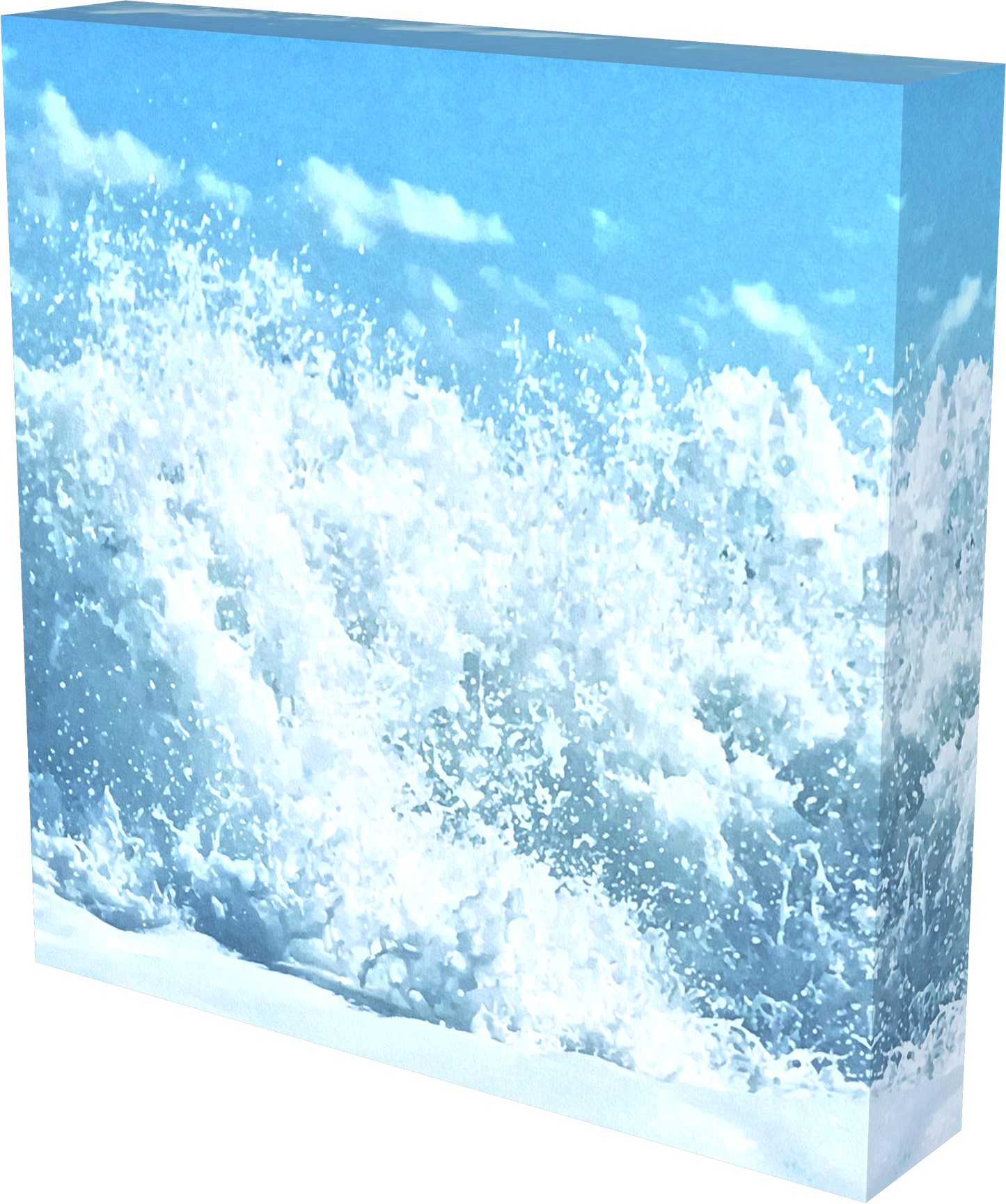 Sea bubbles canvas Right view jacqueline mb designs