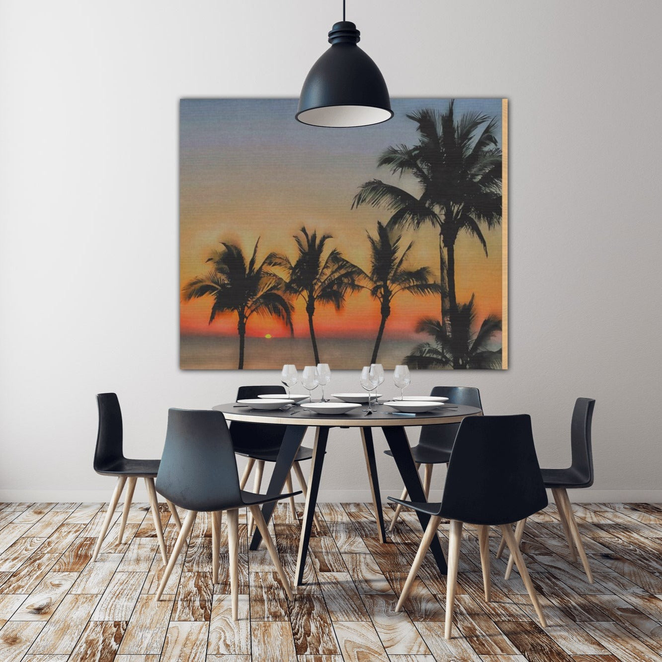 Good Morning Tropical Sunrise DA - Classic Wood Print