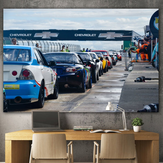 wrl 24 hr sebring start canvas print