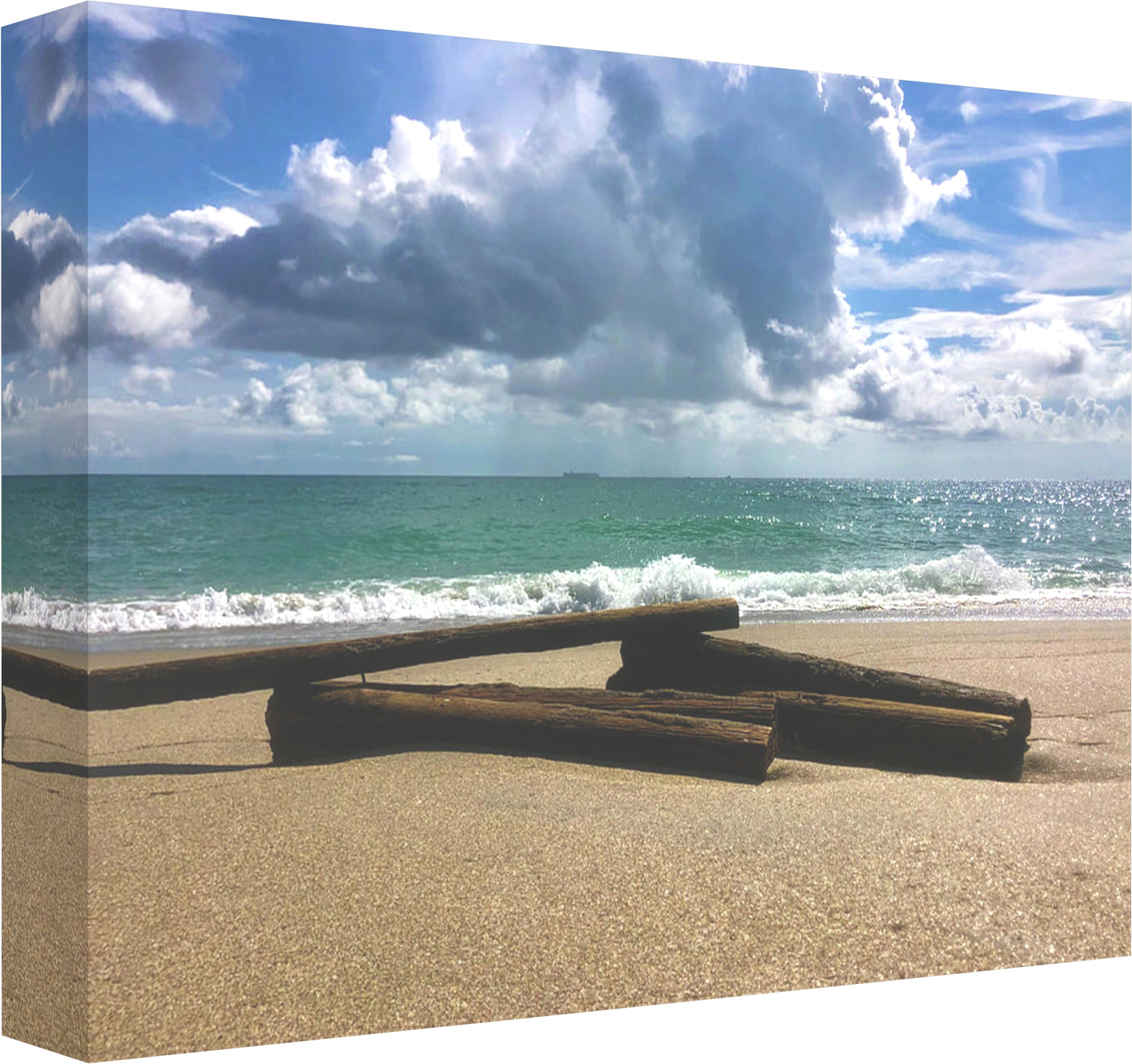 Washed Ashore Stacked Up  - Classic Canvas Print
