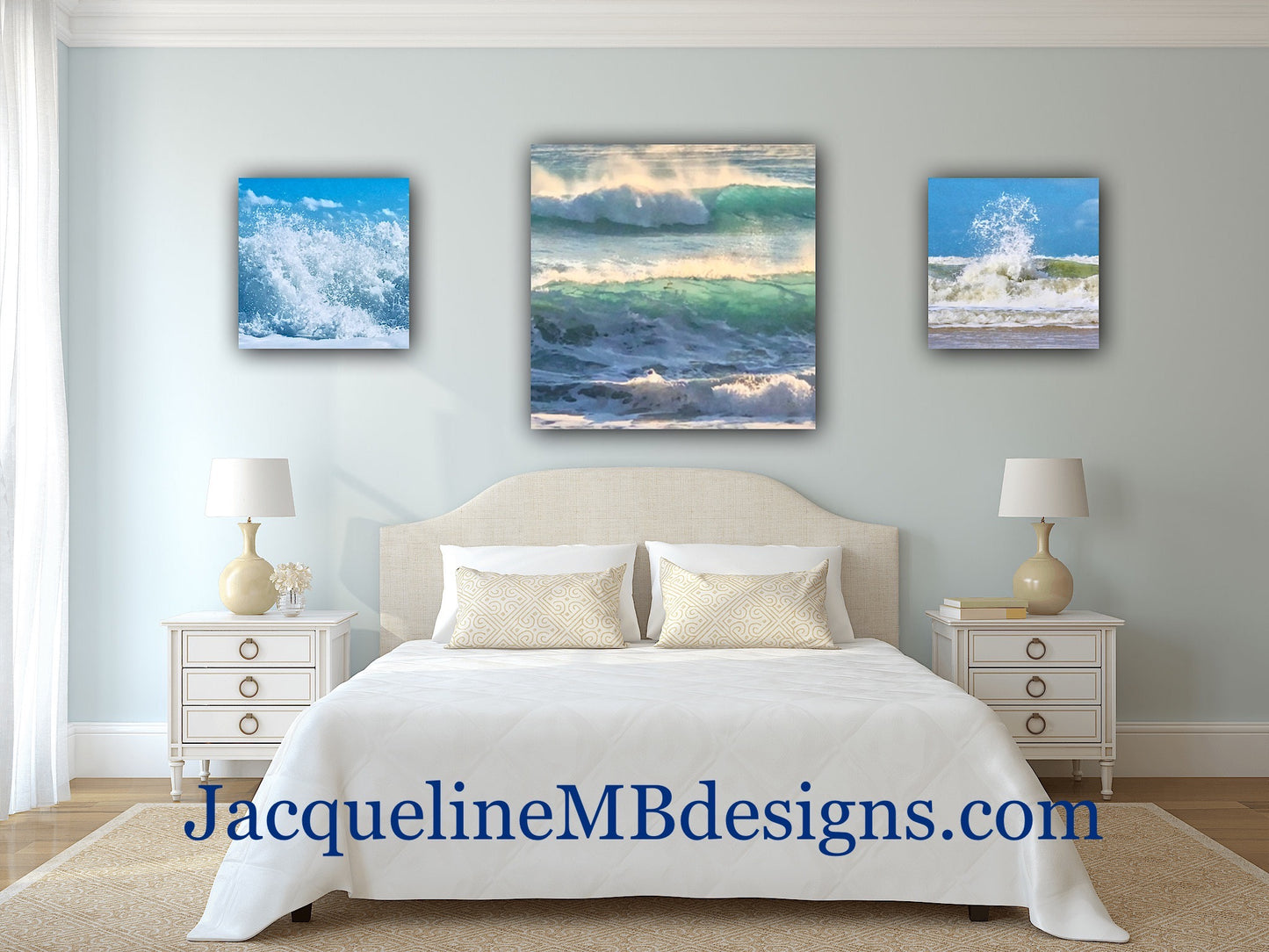 Sea bubbles Sea Foam and Emerald Fog prints by Jacqueline mb designs