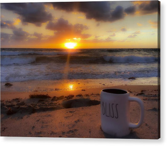 a blissful morning acrylic print by Jacqueline mb designs 