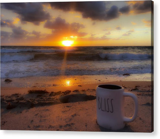 a blissful morning acrylic print by Jacqueline mb designs