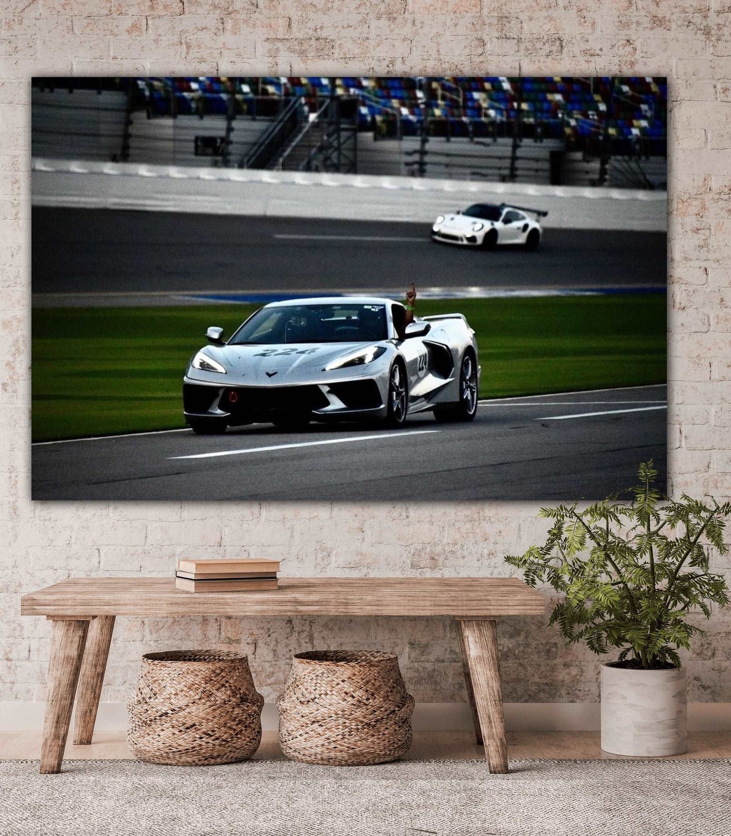 C8 Heading into Pits - Classic Acrylic Print