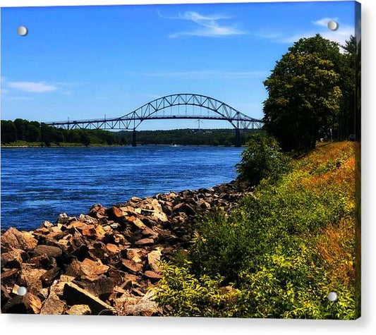 Cape Cod Canal & Sagamore Bridge - Classic Acrylic Print