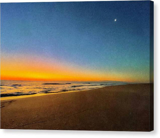 Colors of ocean sunrise - Canvas Print