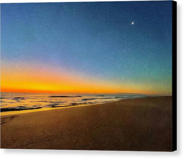 Colors of ocean sunrise - Canvas Print
