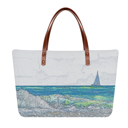 day on boat everyday tote bag by jacqueline mb designs