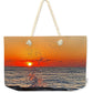 Droplets of a Wave Dancing Sunrise - Weekender Tote Bag