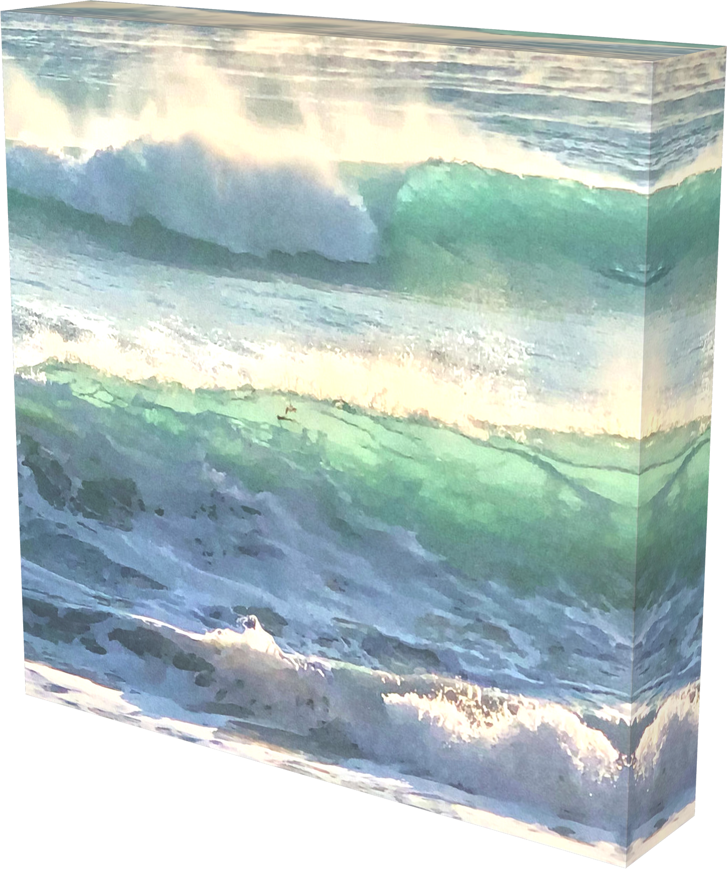 emerald fog canvas Right side by Jacqueline mb designs