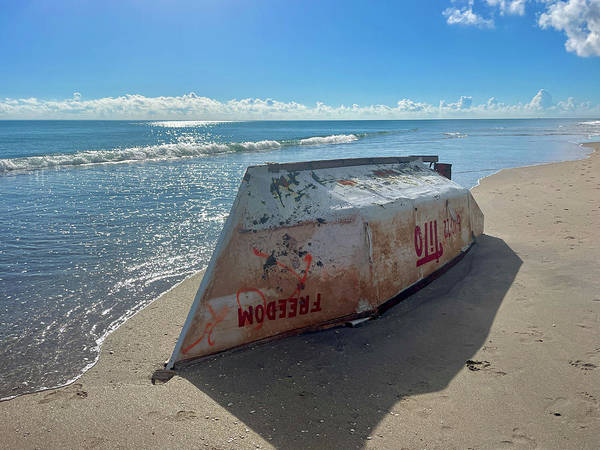 Freedom Washed Ashore - Art Print