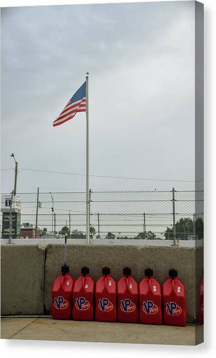 Fuel waiting at Pit Row - Canvas Print