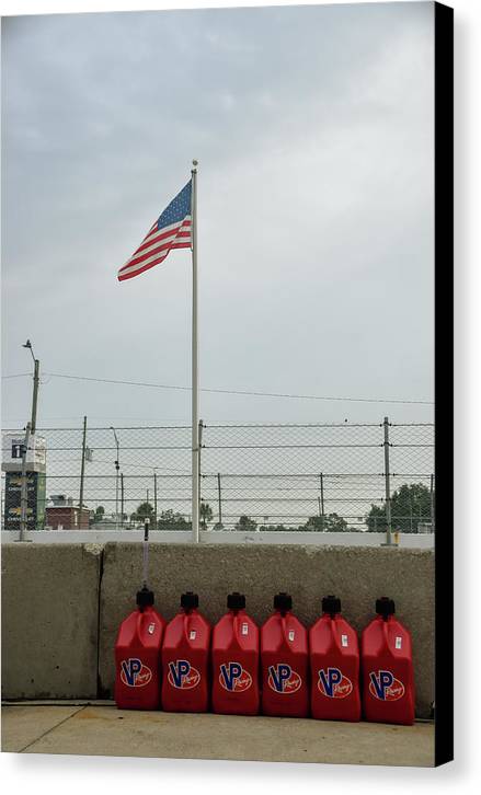 Fuel waiting at Pit Row - Canvas Print