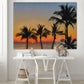 good morning tropical sunrise wood print by jacqueline mb designs 