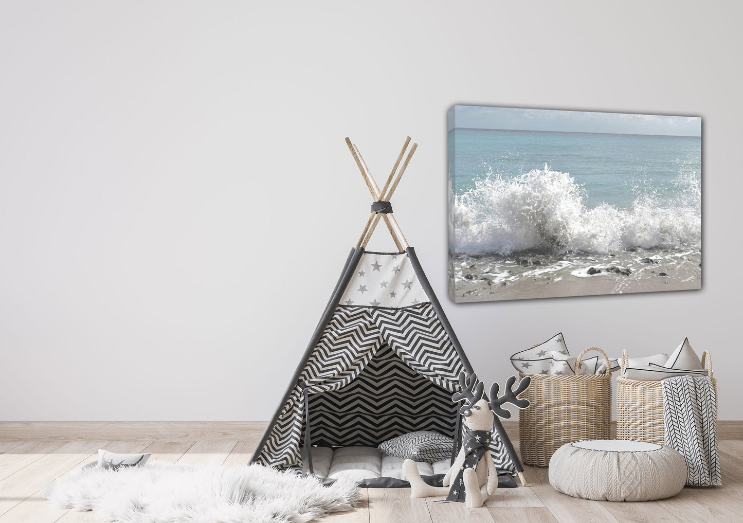 High Five from the Sea - Classic Canvas Print