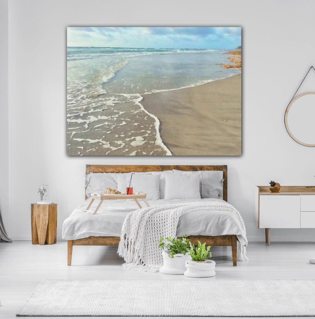 Florida Incoming tide canvas print home decor jacqueline mb designs