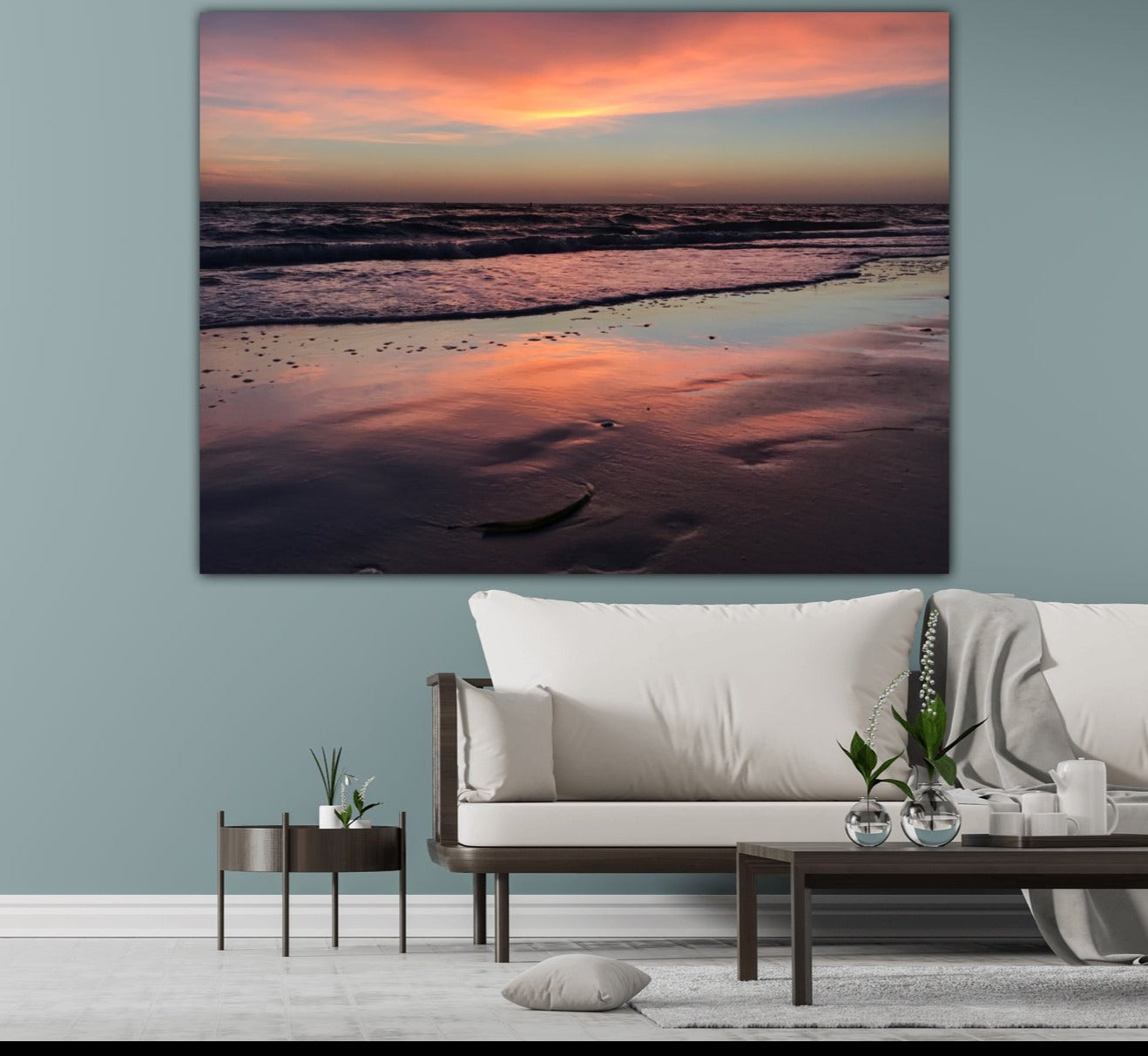 Low Tide Sunrise - Classic Canvas Print