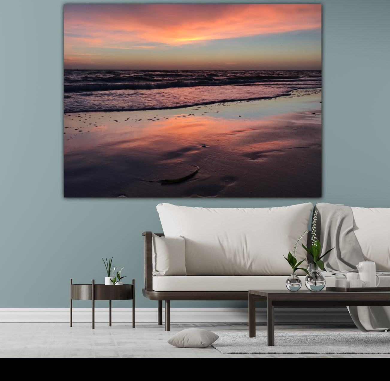 low tide sunrise acrylic print home decor by jacqueline mb designs