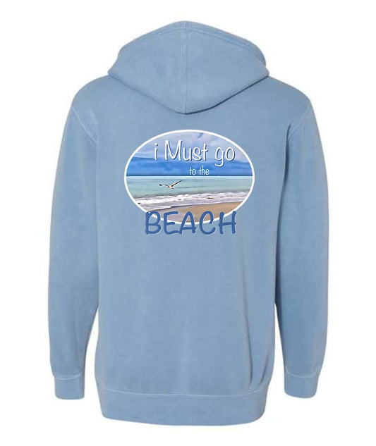 Beach is Calling Must Go Lt Colors- Highland Beach Sweatshirt