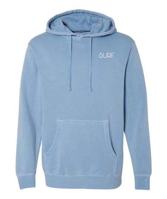 Surf Waves are Calling Lt  - Highland Beach Hooded Sweatshirt