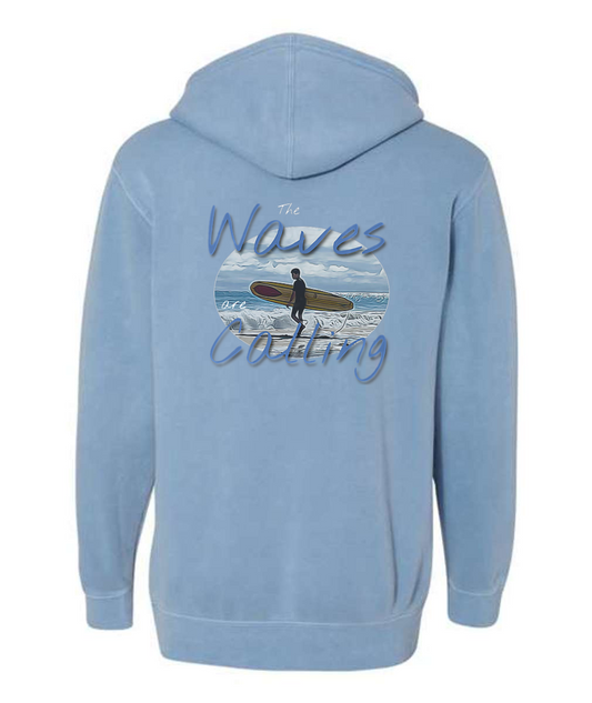 Waves are Calling Surf  Lt- Highland Beach Sweatshirt