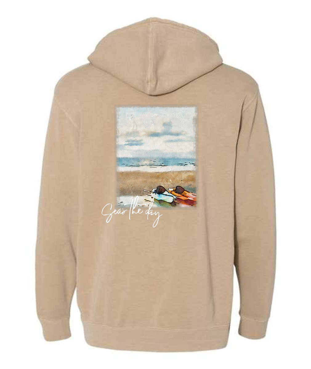 Seas the Day - Lt Colors - Highland Beach Sweatshirt Hoodie