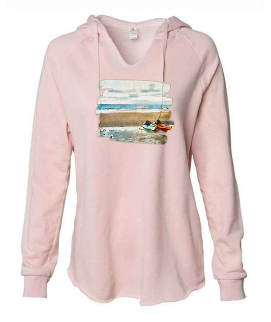 Twin Kayak - Mission Beach Hooded Sweatshirt