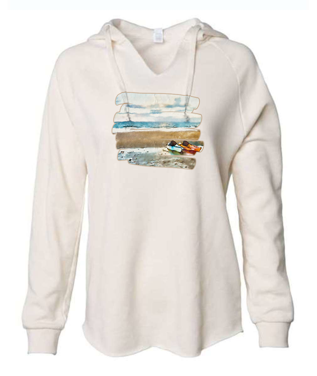 Twin Kayak - Mission Beach Hooded Sweatshirt