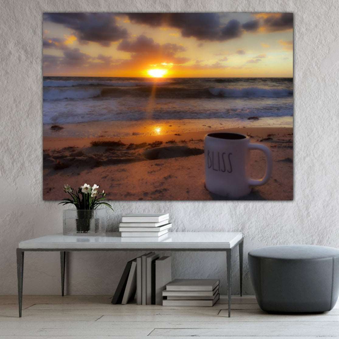 a blissful morning acrylic print home office decor by Jacqueline mb designs
