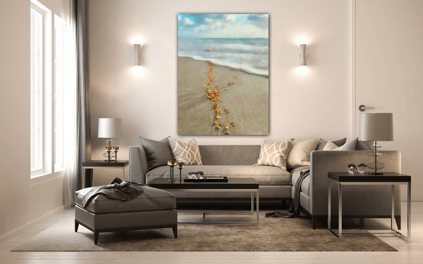 peddles of the sea acrylic print family room decor by jacqueline mb designs