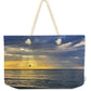 Pelican Flight Through Sunrise - Weekender Tote Bag