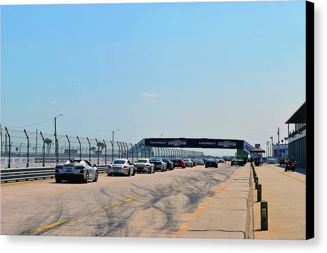 Pit Lane Sebring Florida - Canvas Print