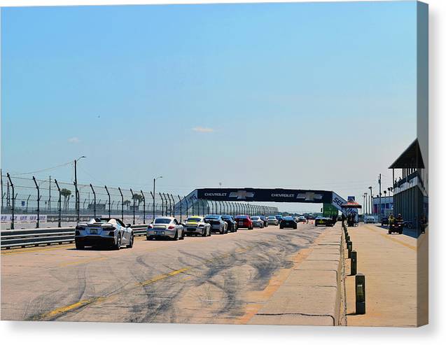 Pit Lane Sebring Florida - Canvas Print