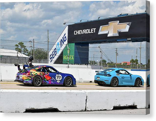 Waiting in Pit Lane - Classic Canvas Print