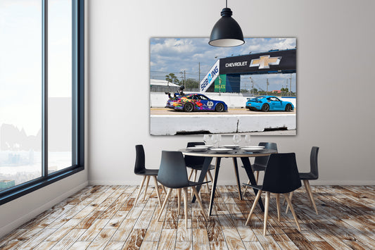 Pit Lane Waiting - Art Print