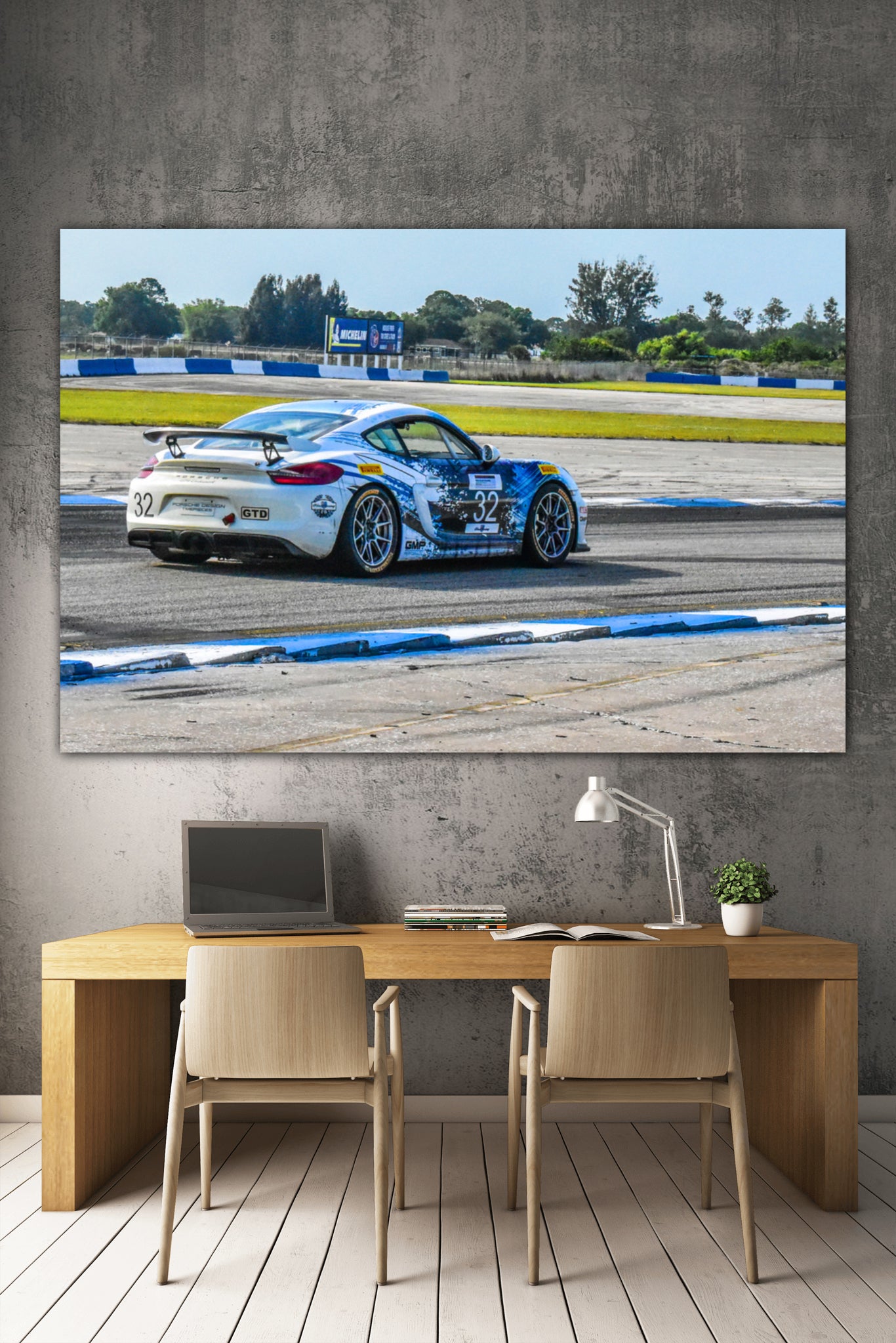Porsche GT4 Sebring Track Day - Art Print