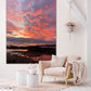 Red Sky Sunrise over Marblehead - Classic Canvas Print