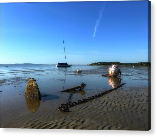 Resting in the Still of the Morning Duxbury Harbor - Classic Acrylic Print
