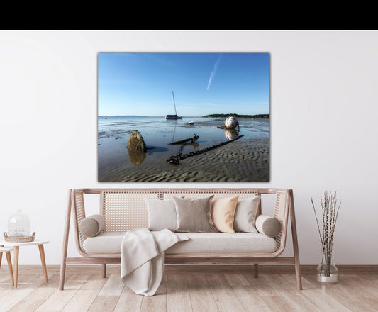 Resting in the Still of the Morning Duxbury Harbor - Classic Acrylic Print