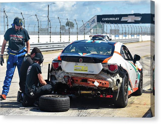 Results of the Crash - Classic Canvas Print