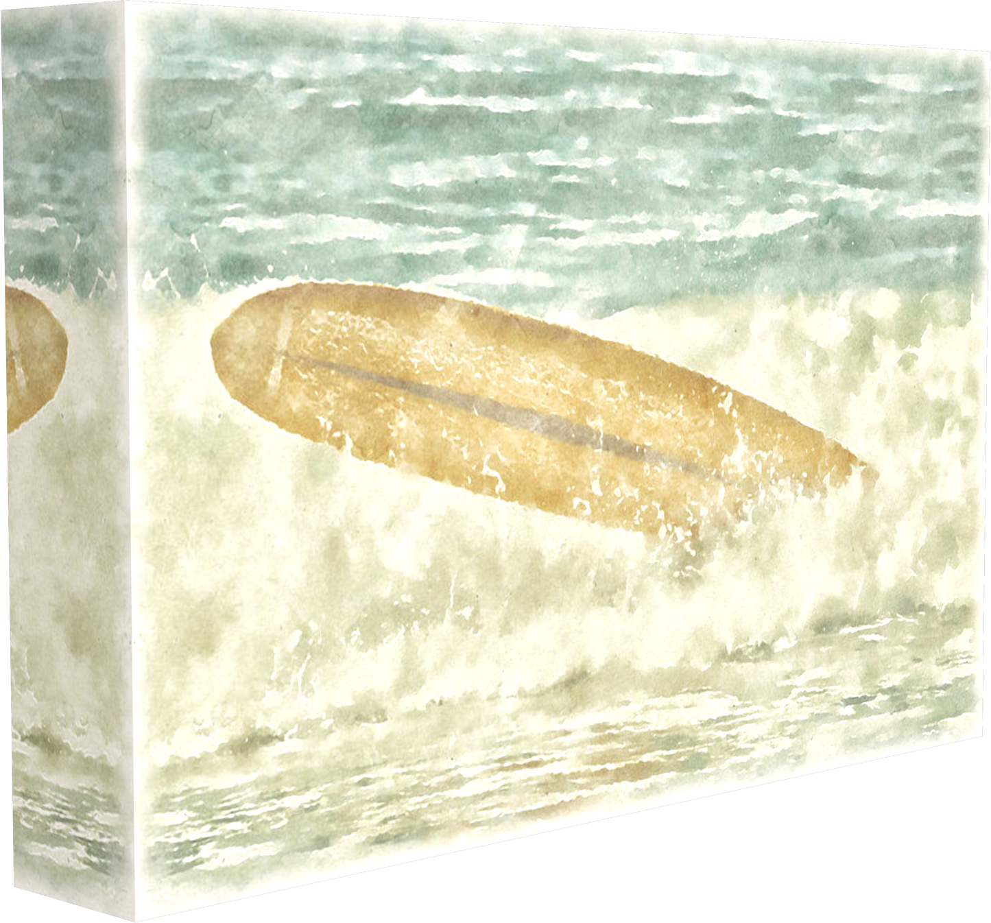 Runaway Surfboard - Classic Canvas Print