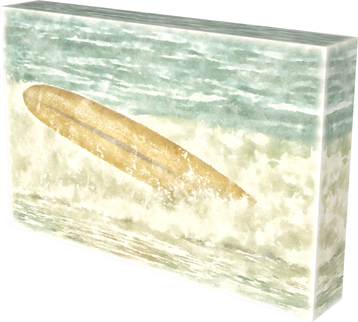 Runaway Surfboard - Classic Canvas Print